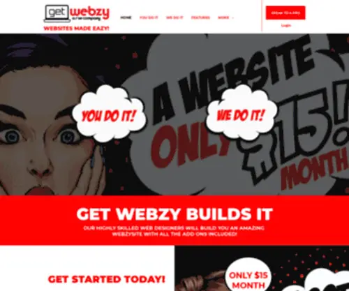 Getwebzy.com(Get Webzy) Screenshot