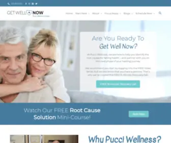 Getwell-Now.com(Pucci Wellness Center) Screenshot