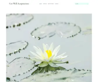 Getwellacu.com(Get Well Acupuncture) Screenshot