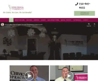 Getwellnj.com(NUCCA Chiropractic Monmouth) Screenshot