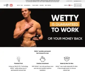 Getwetty.com(The go to Store for Men Shaving Needs) Screenshot