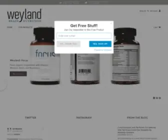 Getweyland.com(Our mission) Screenshot