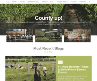 Getwhatyouwantinthecounty.ca(Get What You Want in Prince Edward County) Screenshot