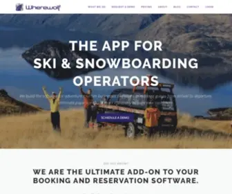 Getwherewolf.com(Digital Waiver App for Adventure Tourism Operators) Screenshot