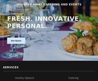 Getwhiskedaway.com(Whisked Away) Screenshot