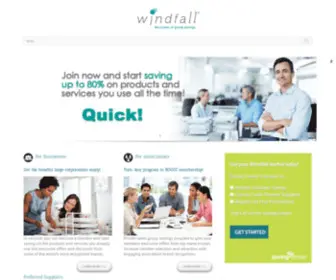 Getwindfall.com(Windfall) Screenshot