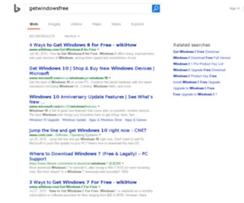 Getwindowsfree.com(Getwindowsfree) Screenshot