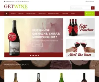 Getwine.co.za(Buy Superb South African Wine) Screenshot