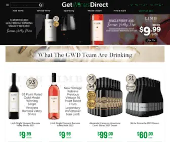Getwinesdirect.com(Buy wines online Australia wide) Screenshot