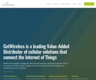 Getwirelessllc.com(Internet of Things (ioT)) Screenshot
