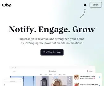 Getwisp.co(Wisp) Screenshot