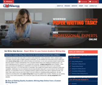 Getwriterhelp.com(Best Online Academic Writer for Expert Writing Service) Screenshot