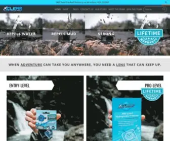 GetXclear.com(XCLEAR The Industry Leaders in Hydrophobic Products for GoPro) Screenshot