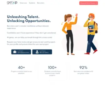 GetXP.in(Connecting talent and opportunities) Screenshot