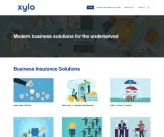 GetXylo.com(Modern business solutions for the underserved) Screenshot