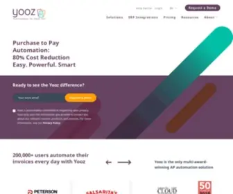 Getyooz.com(Accounts Payable Automation Based in the Cloud) Screenshot