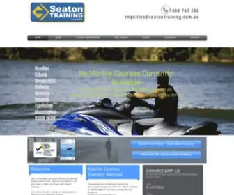 Getyourboatlicence.com.au(Seaton Training Pty Ltd) Screenshot