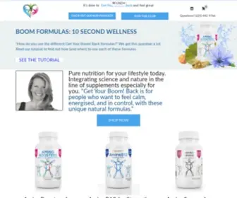 Getyourboomback.com(Stem cell therapy & cortisol manager supplements best for mood) Screenshot