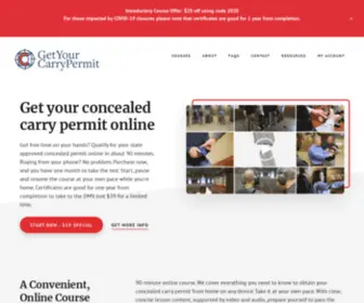 Getyourcarrypermit.com(Getyourcarrypermit) Screenshot