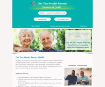 Getyourhealthrecord.com(Home) Screenshot