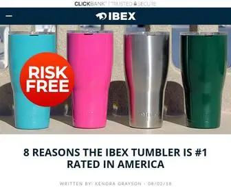 Getyouribextumbler.com(The IBEX Tumbler) Screenshot