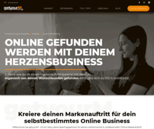 Getyourm.de(Dein Markenauftritt für dein Herzensbusiness) Screenshot