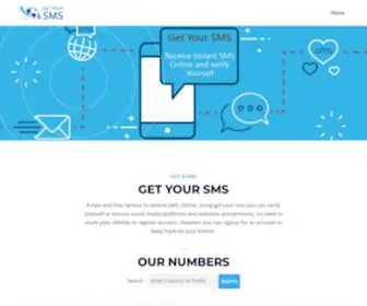 Getyoursms.com(Get Your SMS) Screenshot