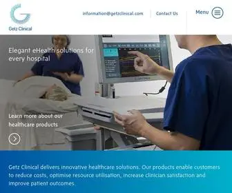 Getzclinical.com(Getz Clinical) Screenshot