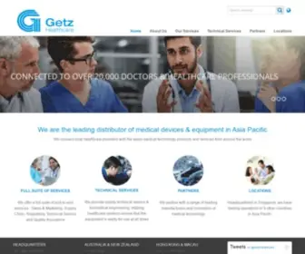 Getzhealthcare.com(Getz Healthcare) Screenshot