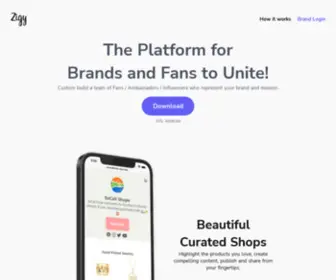 Getzigy.com(Zigy) Screenshot