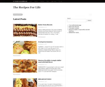 Geuria.info(The Recipes For Life) Screenshot