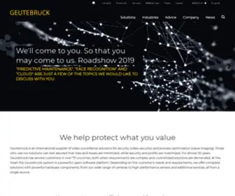 Geutebrueck.com(Geutebrück) Screenshot