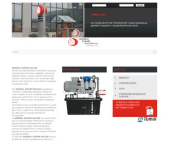 Gevac.com(Home ITA) Screenshot