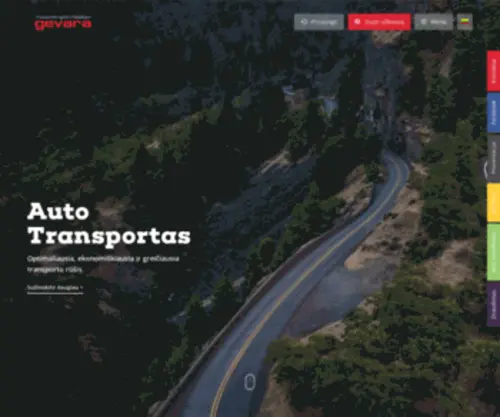 Gevara.lt(Transport & Logistics Solutions) Screenshot