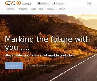 Geveko-Markings.com(Geveko Markings) Screenshot