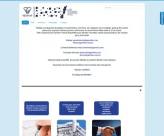 Gevelux.com.ar(Inicio) Screenshot
