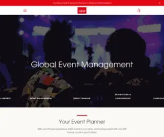 Geventm.com(Global Event Management) Screenshot