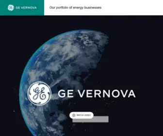 Gevernova.com(GE Vernova is delivering carbon free energy generation) Screenshot
