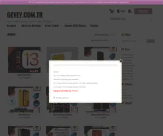 Gevey.com.tr(Ürünler) Screenshot