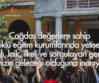 Gev.org.tr(Galatasaray Eğitim Vakfı) Screenshot