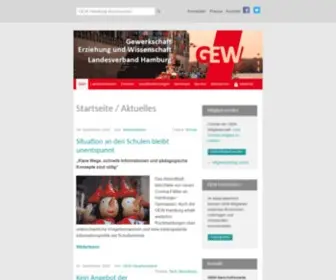 Gew-Hamburg.de(Startseite) Screenshot