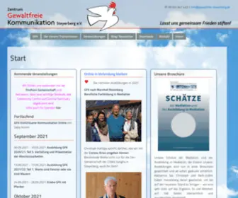 Gewaltfrei-Steyerberg.de(Lasst uns gemeinsam Frieden stiften) Screenshot