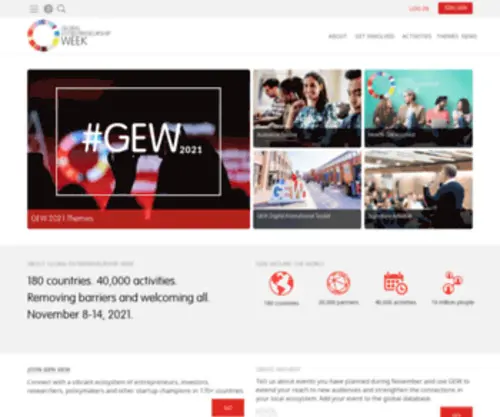 Gew.co(Global Entrepreneurship Week) Screenshot