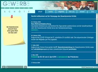 Gewerbe-Schoetz.ch(Gewerbeverein Schötz) Screenshot