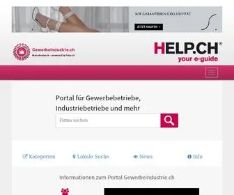 Gewerbeindustrie.ch(Portal) Screenshot