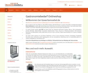 Gewerbemoebel.de(Getränkekühlschrank kühltresen wandkühlregal gastroshop) Screenshot
