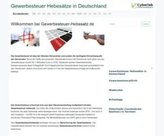 Gewerbesteuer-Hebesatz.de(Find your desired domain name) Screenshot