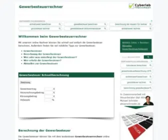 Gewerbesteuerrechner.com(Gewerbesteuerrechner) Screenshot