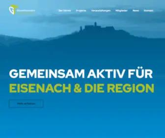 Gewerbevereineisenach.de(Gewerbeverein Eisenach) Screenshot