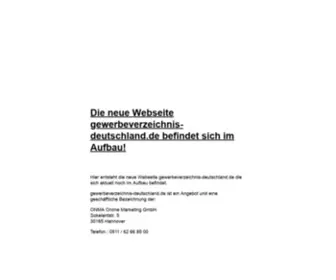 Gewerbeverzeichnis-Deutschland.de(Gewerbeverzeichnis) Screenshot
